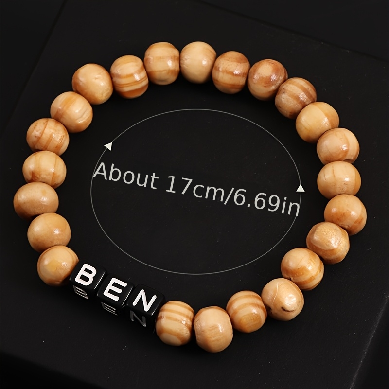 Custom Bracelet Set with Vintage Creative Stacked Design